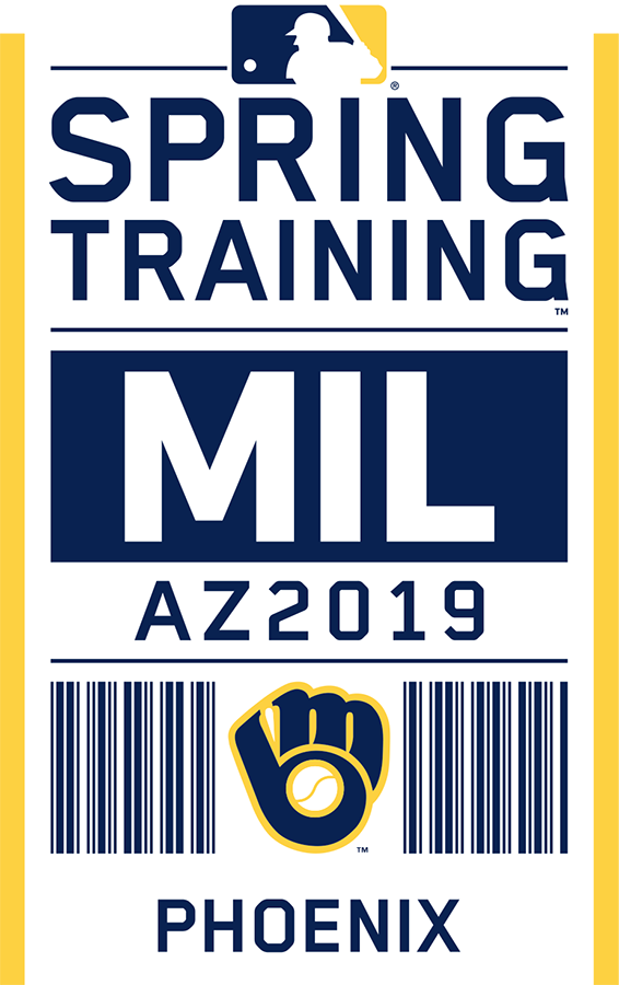 Milwaukee Brewers 2019 Event Logo vinyl decal